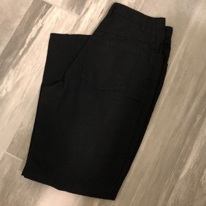 Talbot's Black Linen Pants Size 6P